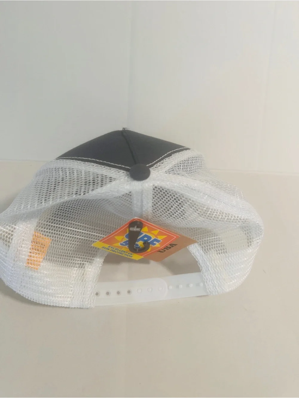 White pineapple Montauk Hamptons Mesh Hat - Size 7